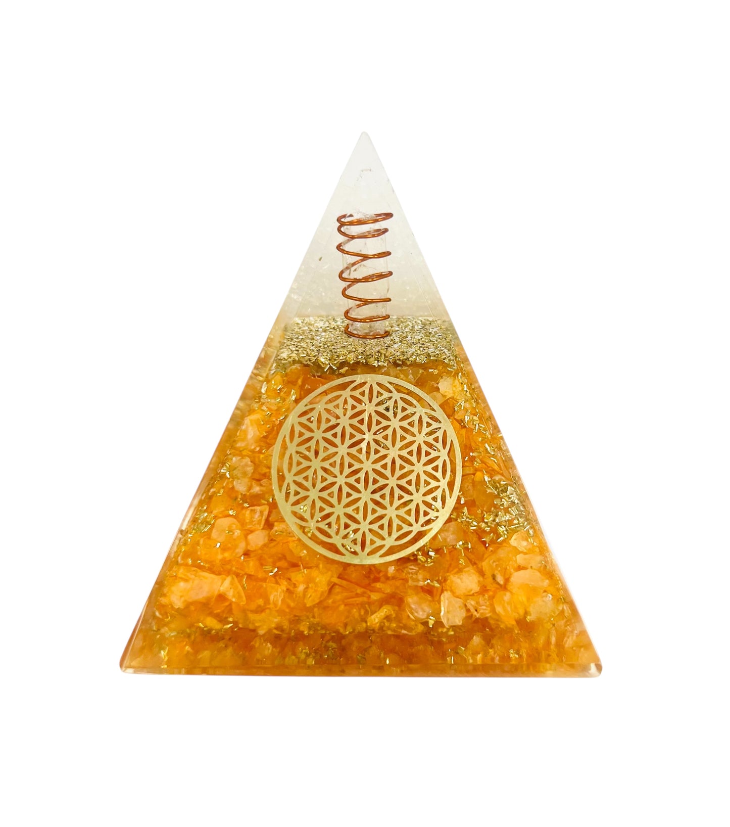 Orgonite Pyramid - Citrine