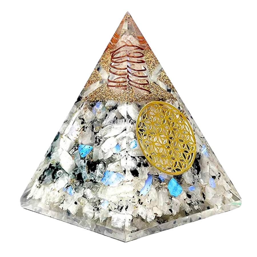 Orgonite Pyramid-Moonstone