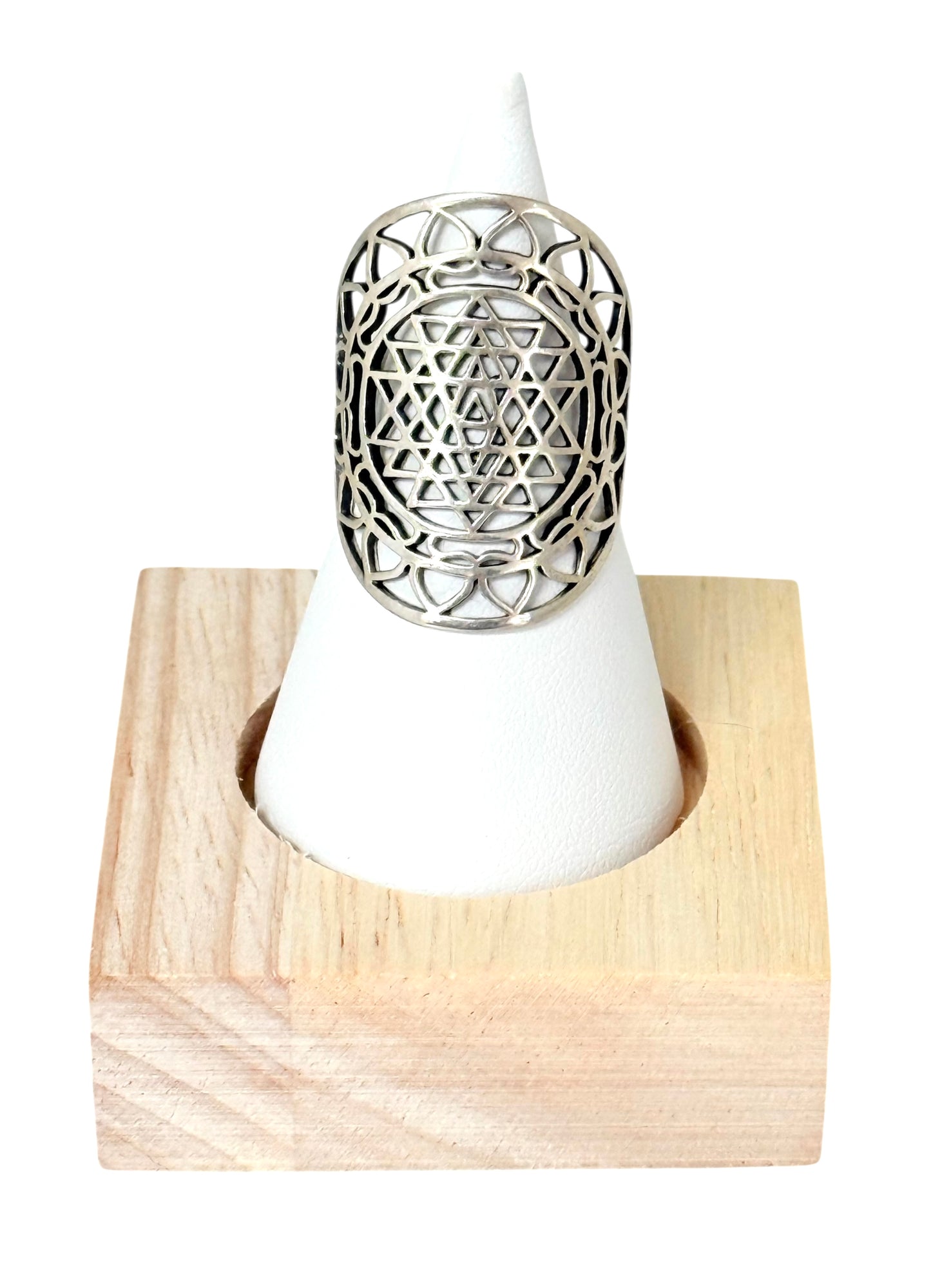 Sacred geometry ring
