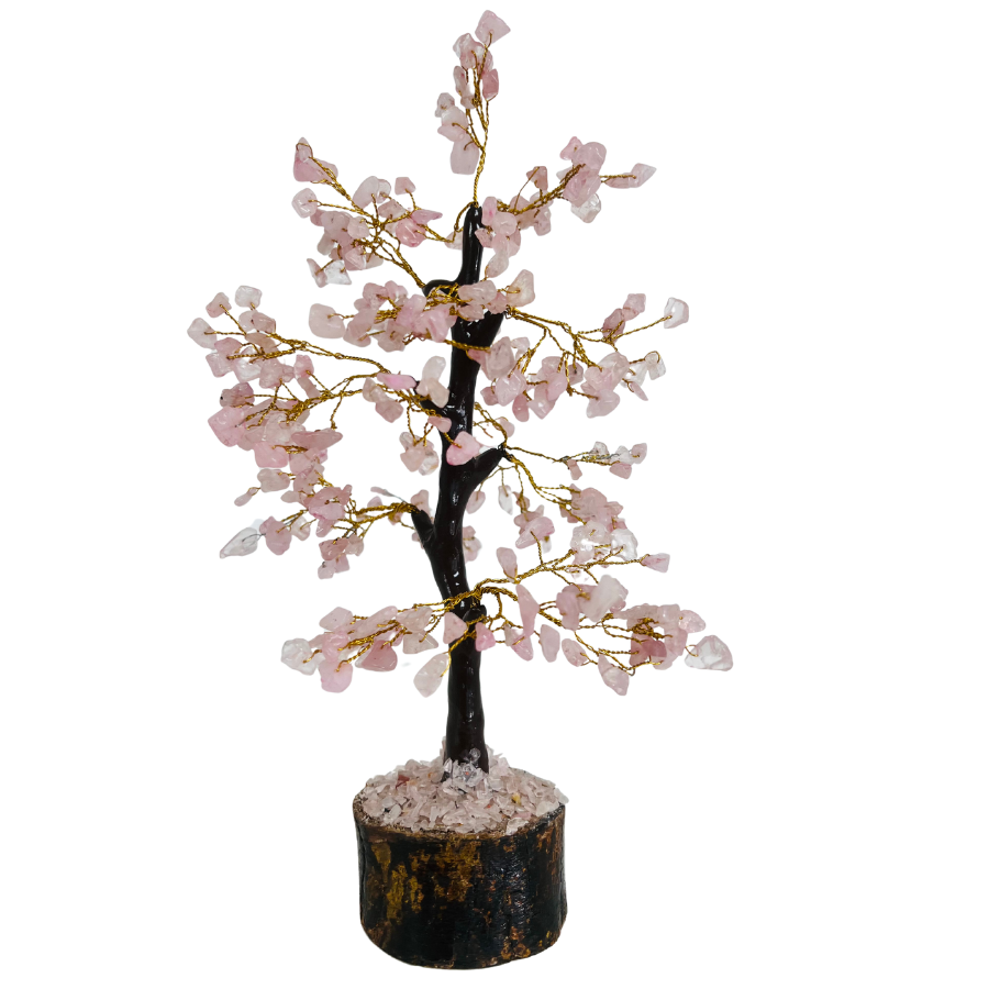 Love and harmony Rose Quartz Tree of life