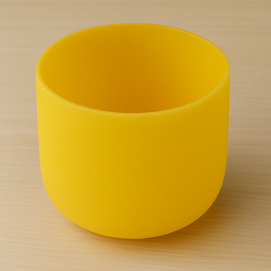 Crystal Quartz Singing Bowl – Solar Plexus Chakra (Yellow)