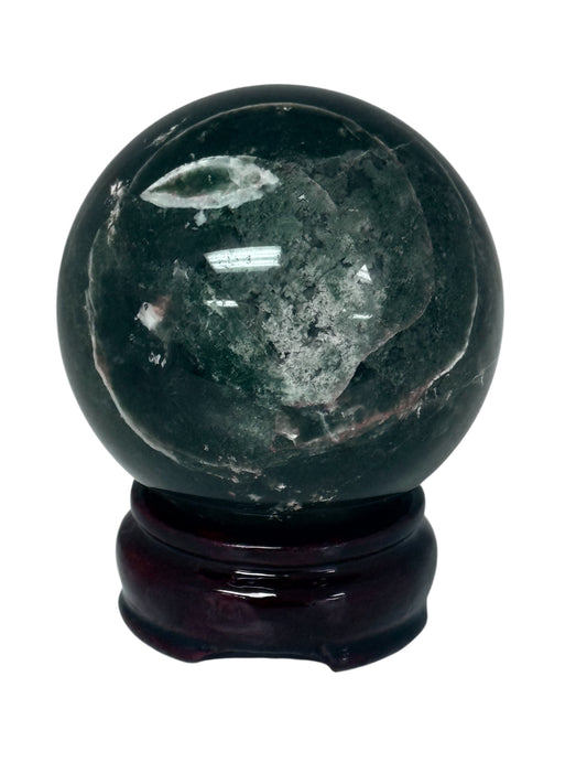 Green Moss Agate Sphere