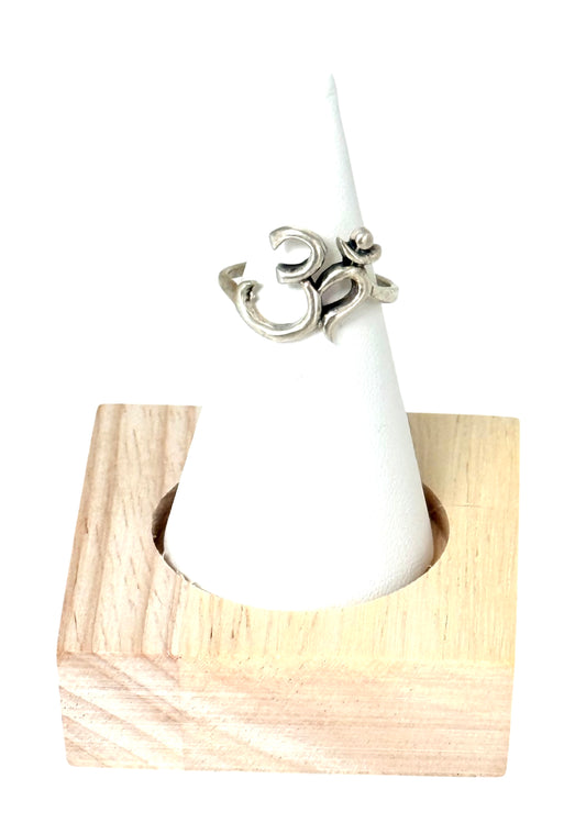 Om Silver Ring