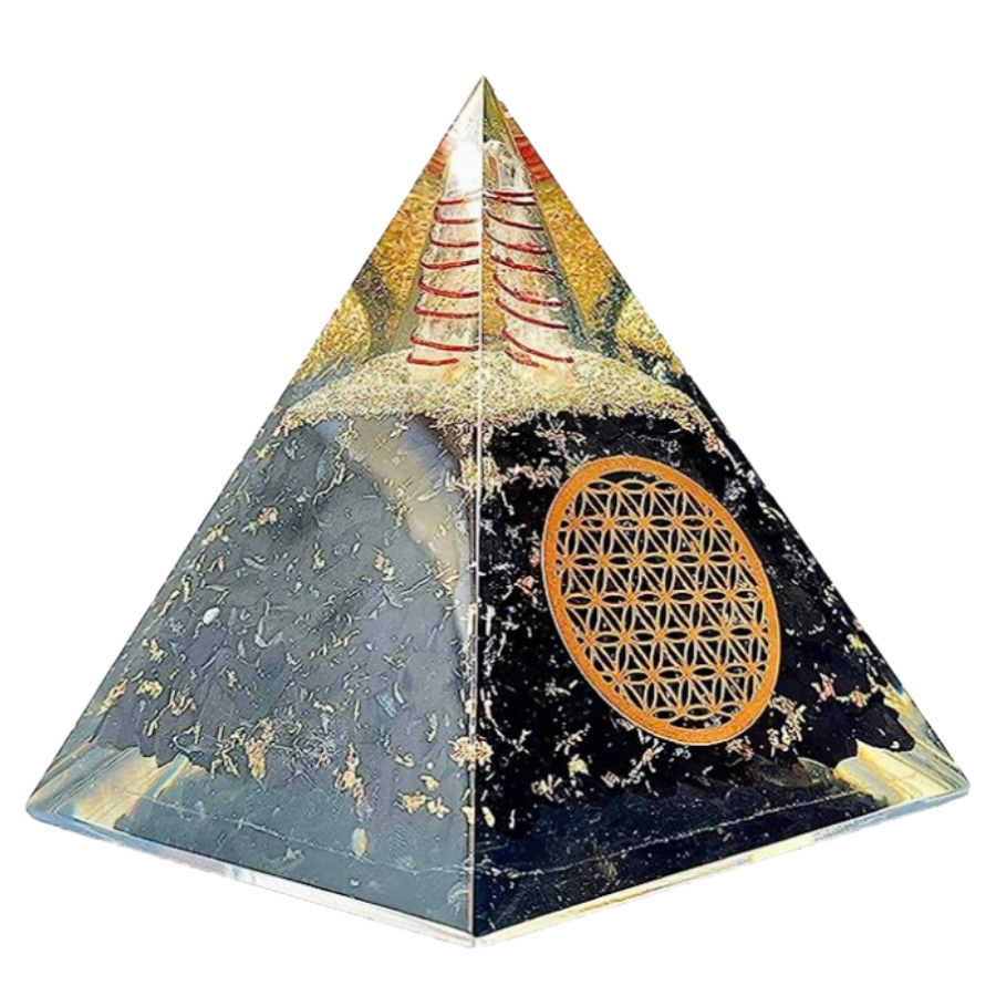 Orgonite Pyramid-Black Obsidian