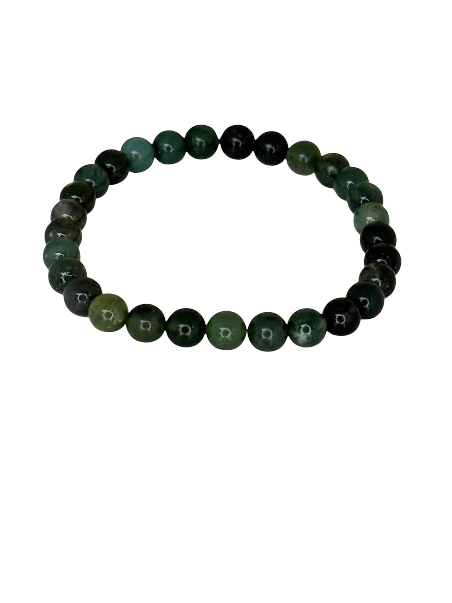 Green moss agate