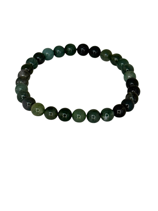 Green moss agate