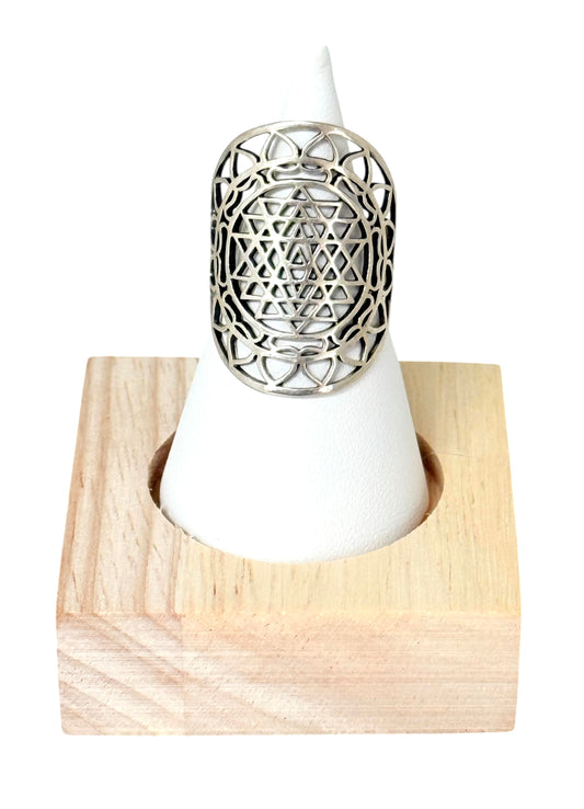 Sacred geometry ring