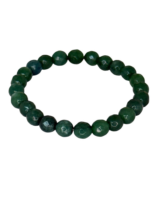 Green Jade ( faceted)